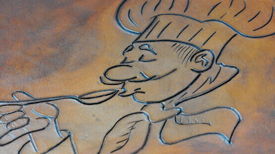 Autosattlerei Freier - Maßarbeit für einen Koch, der seine Satteltasche gerne spazieren fährt.